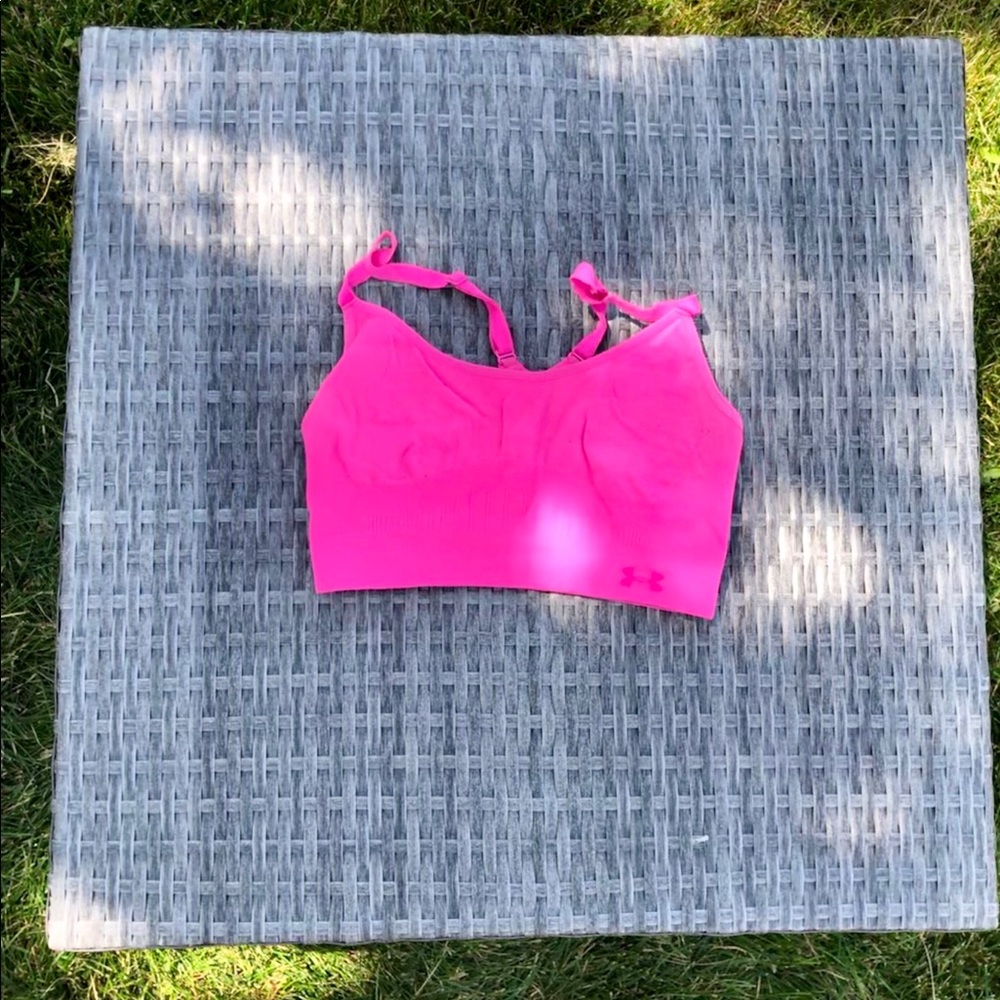 UA-Pink-Sports Bra